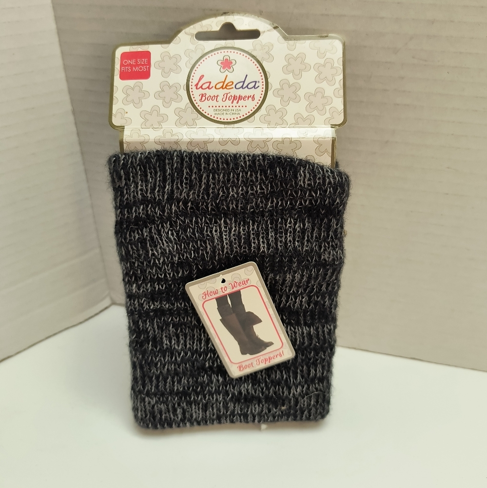 Ladeda Leg Warmers Boot Toppers Women's OSFM Gray